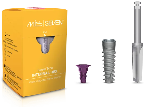 Упаковка имплантата mis Seven
